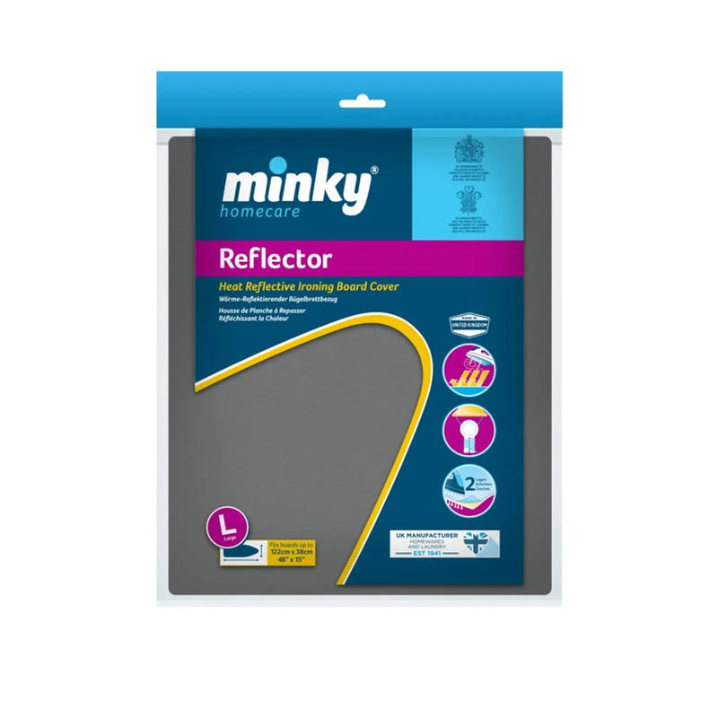 Minky Ironing Board Cover Reflector Large 122 x 38cm