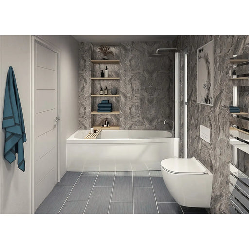 Perform Panel Bathroom & Shower Panel 2400mm x 600mm Toffee Marble