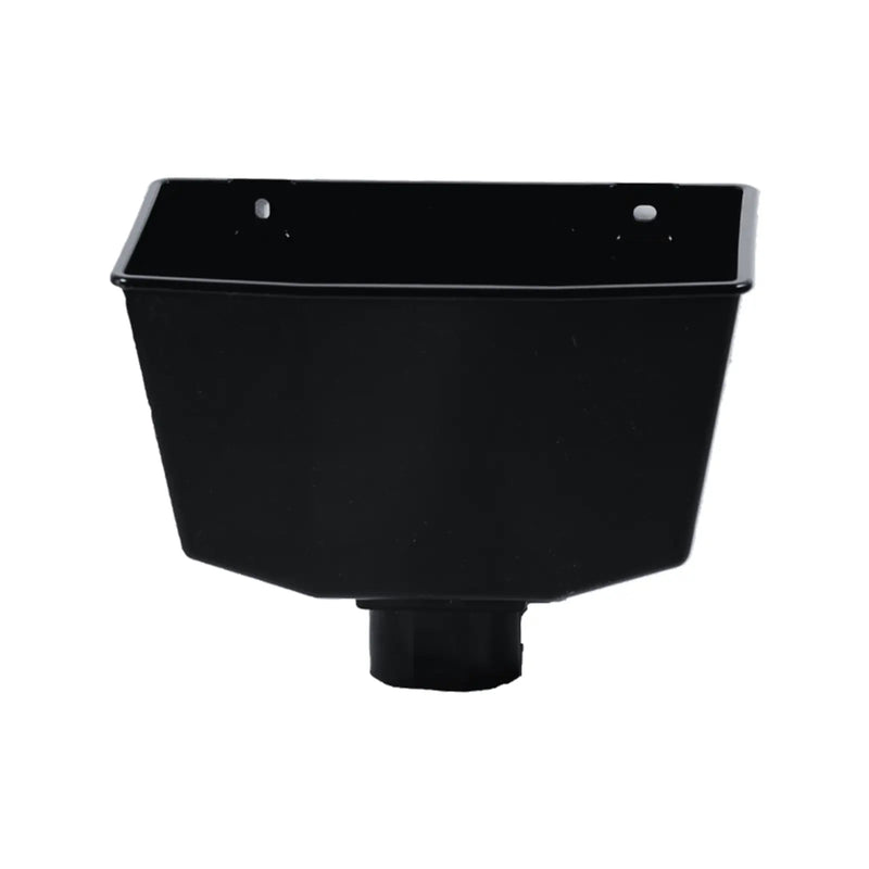 Kayflow Rainwater Round Hopper Head Black 68mm