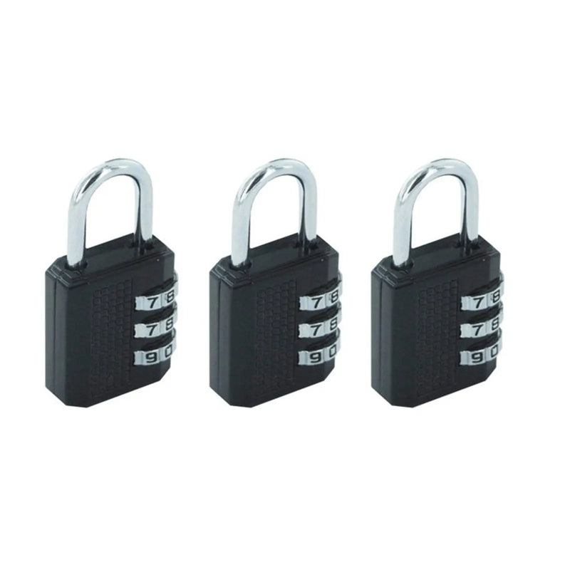 Securit Resettable Code Lock 3 Pack 35mm Black