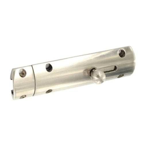 Securit Brushed Nickel Door Bolt 100mm