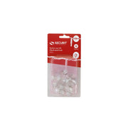 Securit Suction Cup With Clip & Metal Hook 35mm 12 Pack