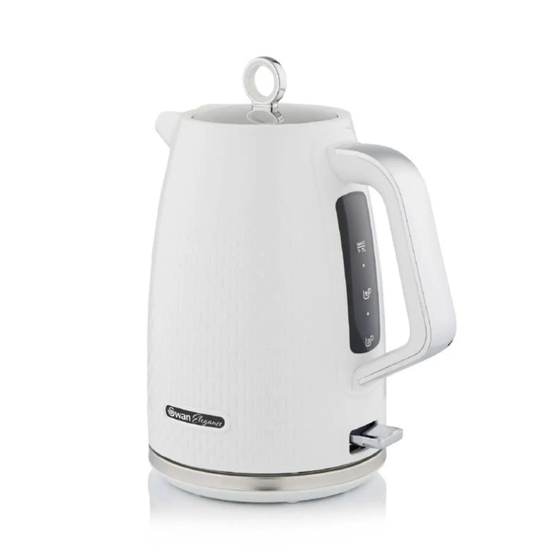 Swan White Textured Jug Kettle 1.7L