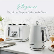 Swan White Textured Jug Kettle 1.7L