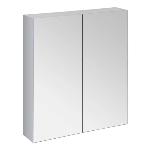 SP Avalon Wall Hung 2 Door Grey Mirror Cabinet 600mm