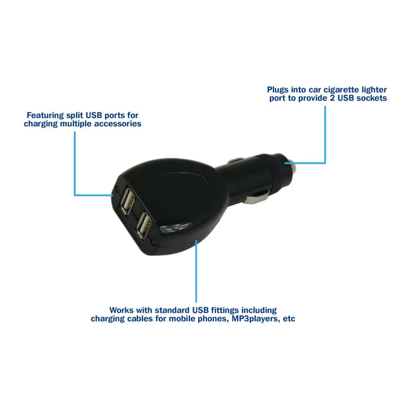 Streetwize Double USB Socket