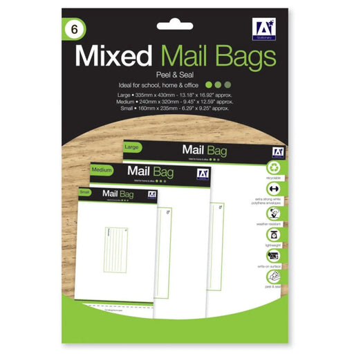 Stax I G Design Mixed Mailing Bags Pack 6