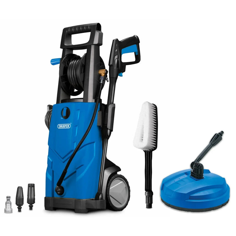 Draper Pressure Washer + Patio Clean 165 Bar