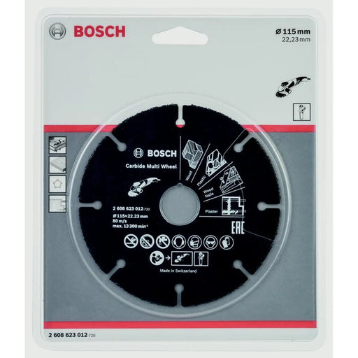 Bosch Carbide Multi Wheel 115mm