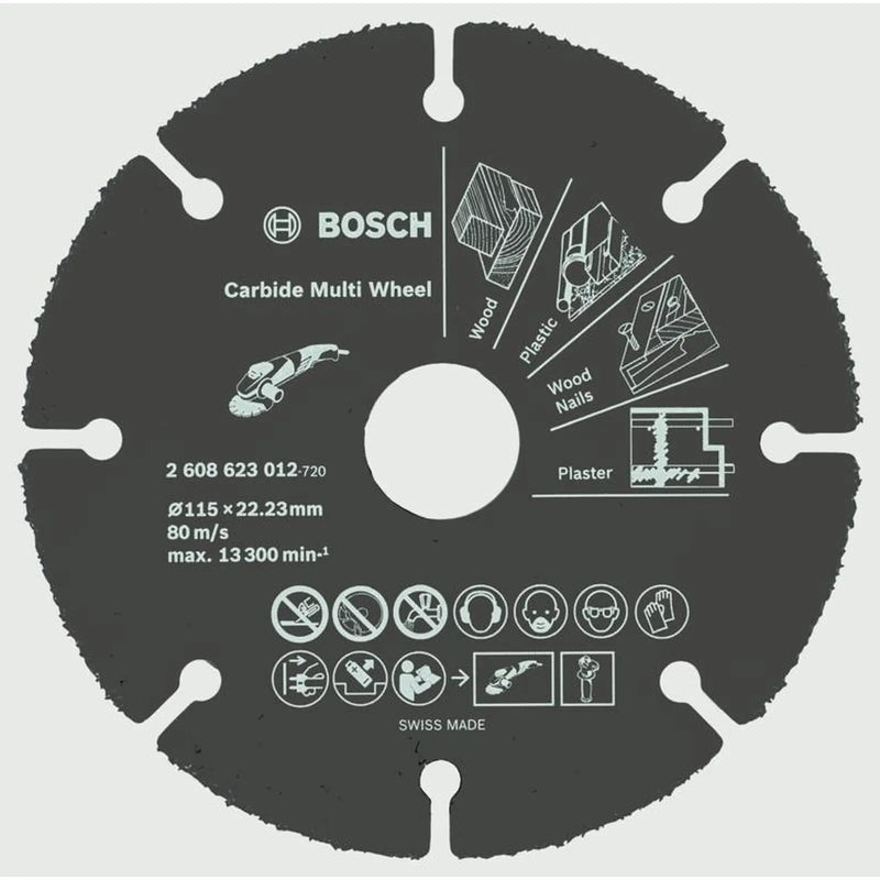 Bosch Carbide Multi Wheel 115mm