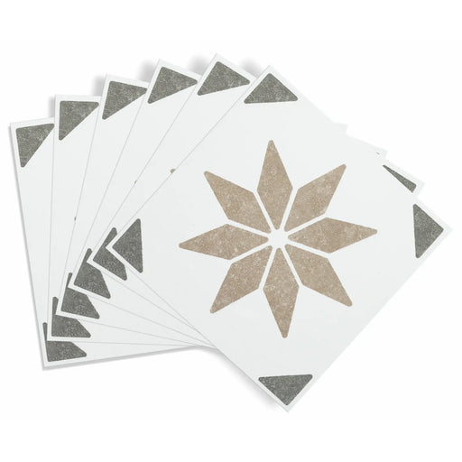 Stax d-c-fix® Self Adhesive Wall Tile Alia Olive 15cm x 15cm / Pack Of 6