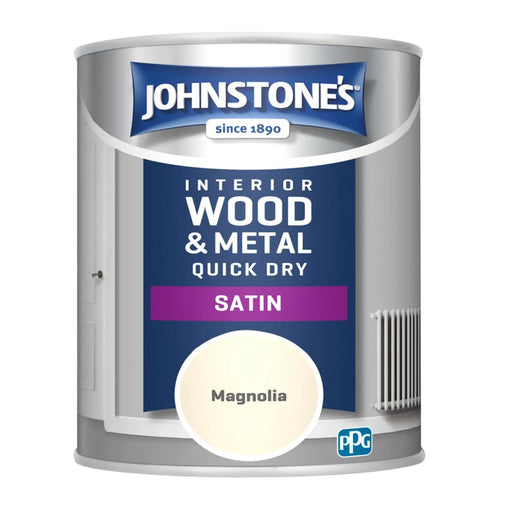 Johnstone's Quick Dry Satin 750ml Magnolia