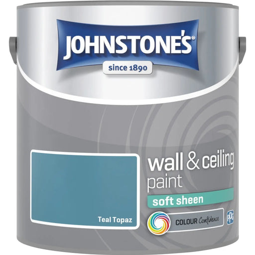 Johnstone's Wall & Ceiling Soft Sheen 2.5L Teal Topaz