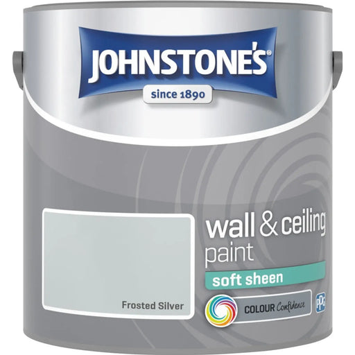 Johnstone's Wall & Ceiling Soft Sheen 2.5L Frosted Silver