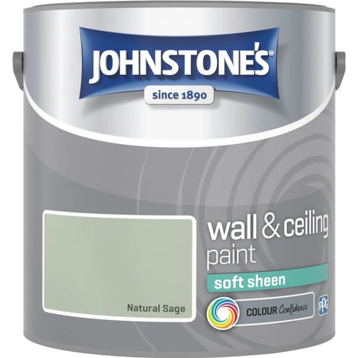 Johnstone's Wall & Ceiling Soft Sheen 2.5L Natural Sage
