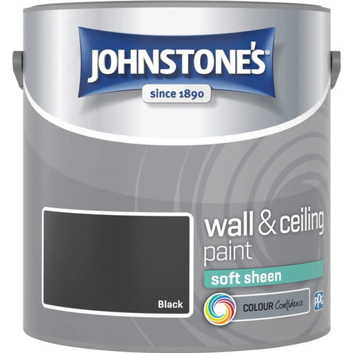 Johnstone's Wall & Ceiling Soft Sheen 2.5L Black
