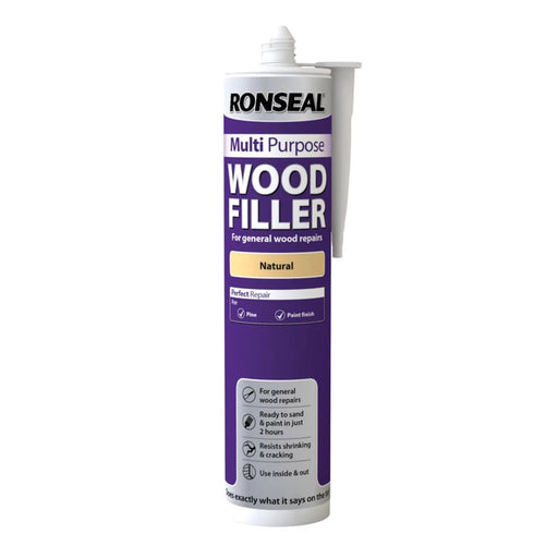 Ronseal Multi Purpose Wood Filler Cartridge 310ml Natural
