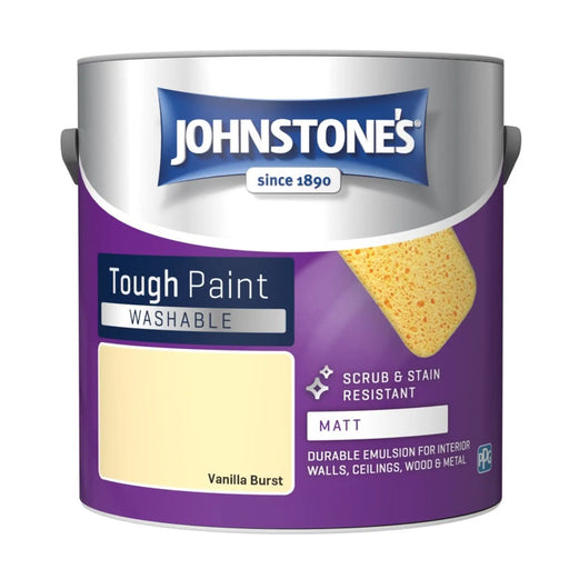 Johnstone's Washable Matt 2.5L Vanilla Burst
