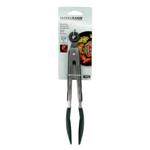Fackelmann Stainless Steel Tongs With Silicone Head