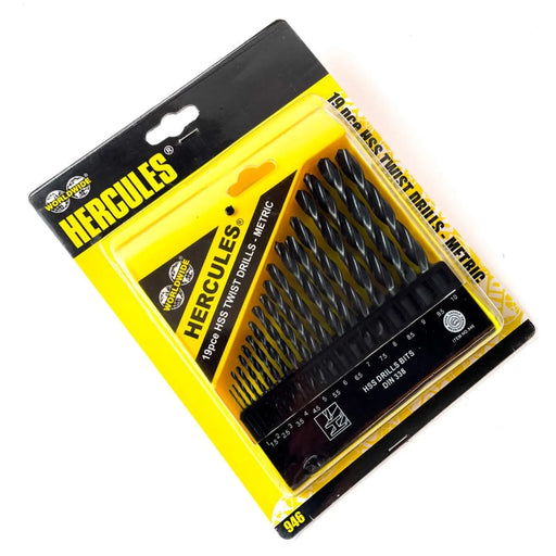 Hercules Hss Twist Drill Set 19 Pc