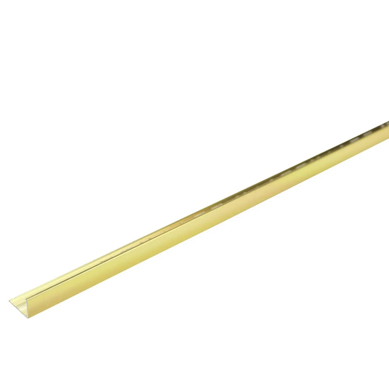 Tile Rite Metal Tile Trim Bright Gold 10mm