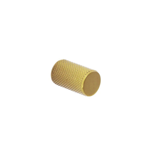 Smiths Architectural Knurled Cylinder Knob 18mm Satin Brass