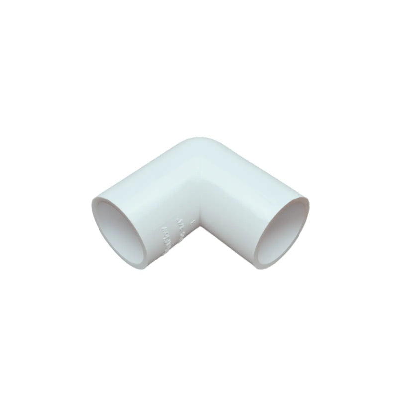 Davant Overflow Knuckle 90° Bend White Pack 10 21.5mm