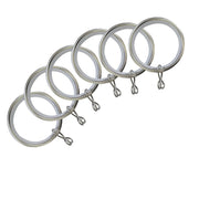 Jones Interiors Cosmos Metal Rings Matt Nickel Pack 6