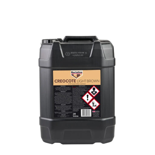 Bartoline Creocote Oil Based Wood Treatment 20L Light Brown