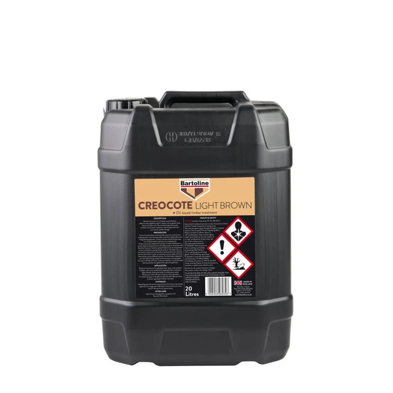 Bartoline Creocote Oil Based Wood Treatment 20L Light Brown