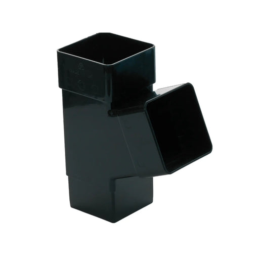 Kayflow Rainwater 112.5° Square Branch Black 65mm