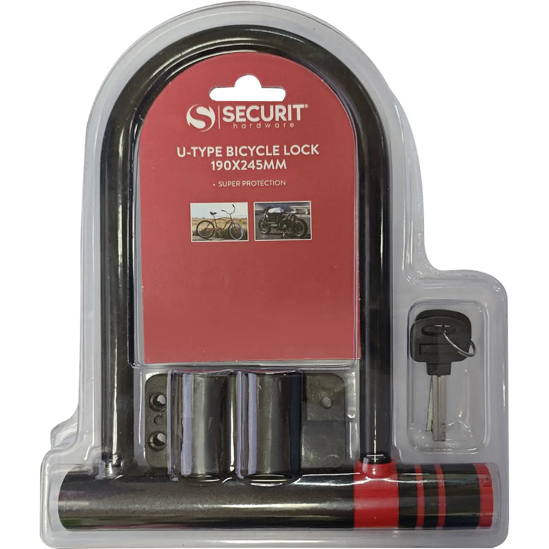 Securit U-Type Bicycle Lock 190mm x 245mm