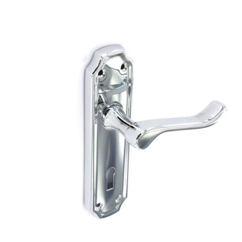 Securit Kempton chrome lock handles 170mm