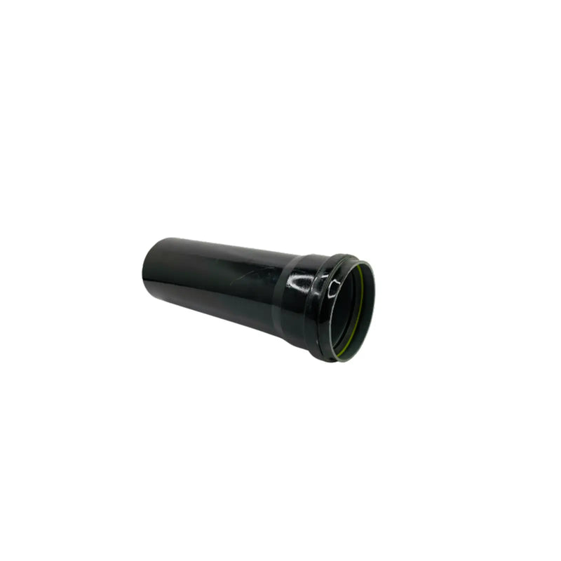 Davant Single Socket Pipe Black 3m x 110mm