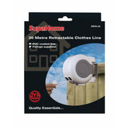 SupaHome Retractable Clothes Line 30m - Double Line Reel