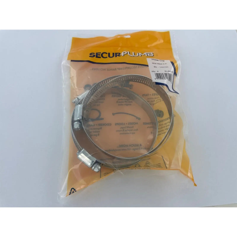 Securplumb Hose Clip 80-100mm Pack 4