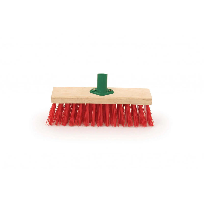 Hill Brush Red PVC Brush Head & Bracket 11.5"