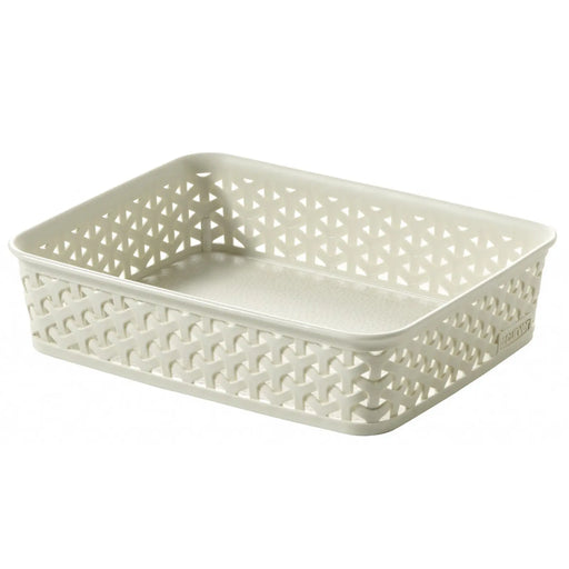 Curver My Style Rattan Tray Vintage White A5
