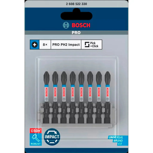 Bosch Impact PH Power Bit 50mm 8 Pack