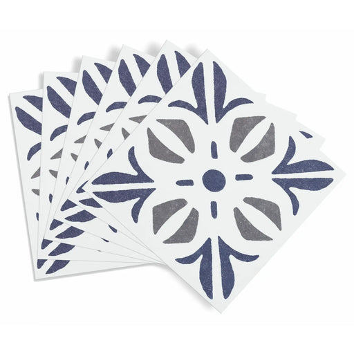Stax d-c-fix® Self Adhesive Wall Tile Cuba Blue 15cm x 15cm / Pack Of 6