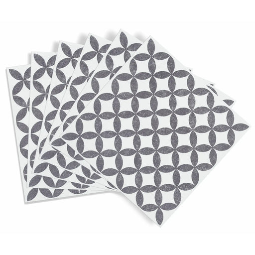 Stax d-c-fix® Self Adhesive Wall Tile Amira Grey 15cm x 15cm / Pack Of 6