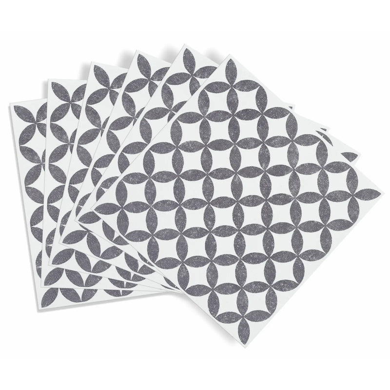 Stax d-c-fix® Self Adhesive Wall Tile Amira Grey 15cm x 15cm / Pack Of 6