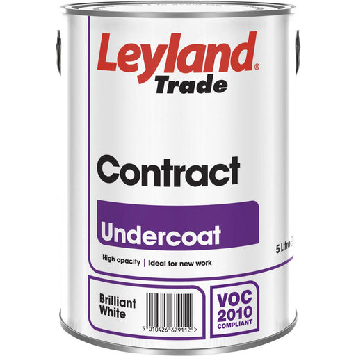 Leyland Trade Contract Undercoat 5L Brilliant White