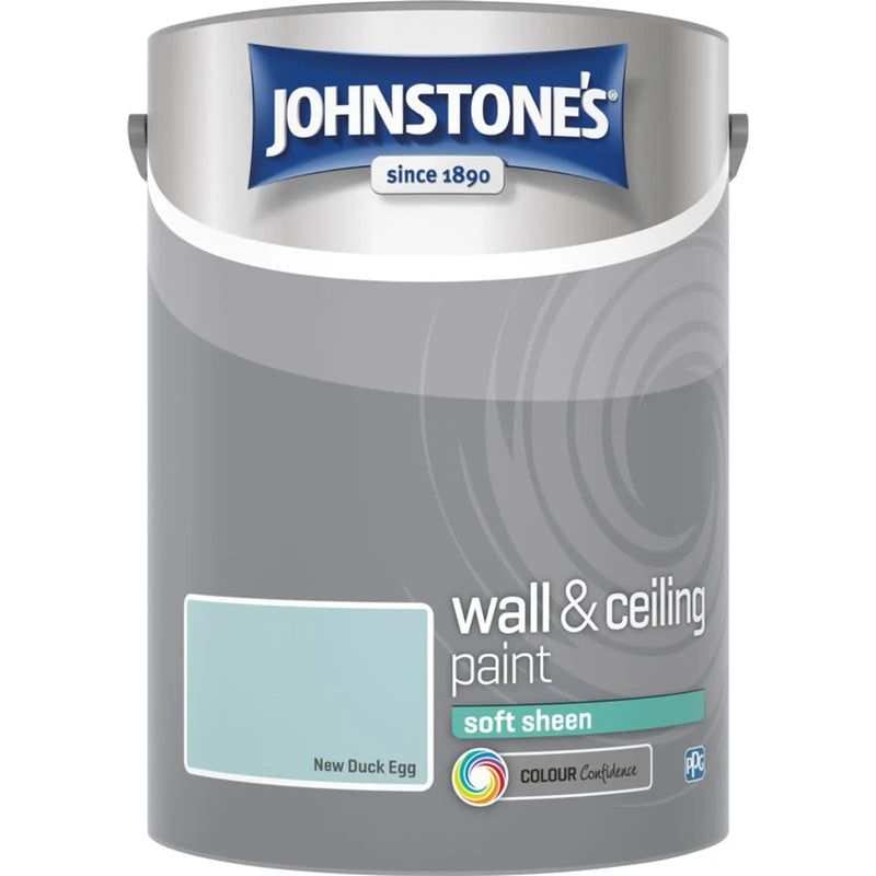 Johnstone's Wall & Ceiling Soft Sheen 5L New Duck Egg