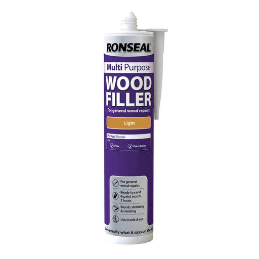 Ronseal Multi Purpose Wood Filler Cartridge 310ml Light