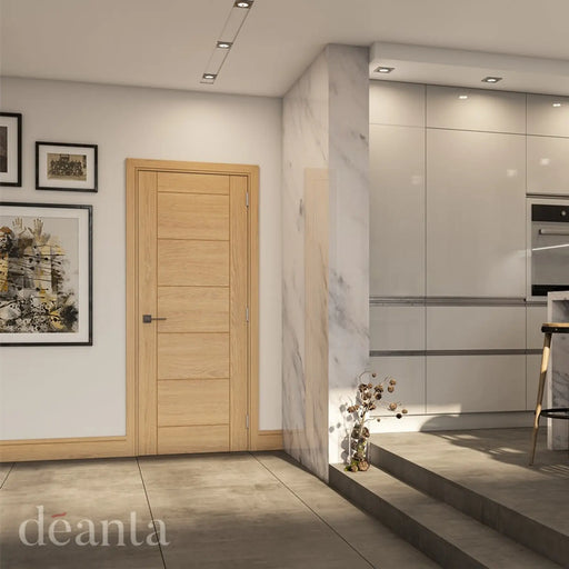 Deanta Seville Prefinished Oak Door 1981 x 762mm