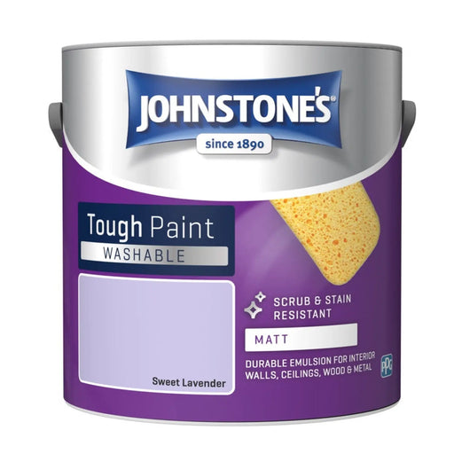 Johnstone's Washable Matt 2.5L Sweet Lavender