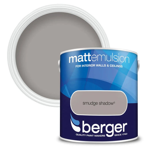Berger Matt Emulsion 2.5L Smudge Shadow
