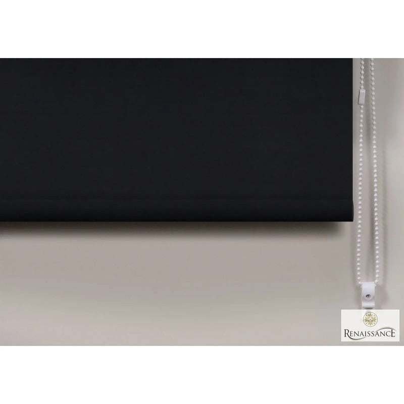 RENAISSANCE Classic Roller Blind Black 120cm