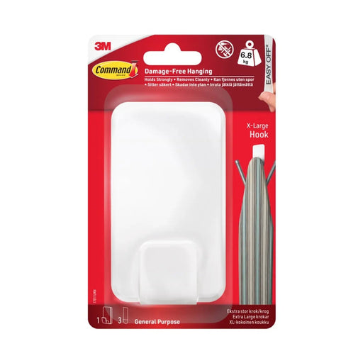 Stax Command™ Utility Hook XL 6.8kg 1 Hook 3 Strips